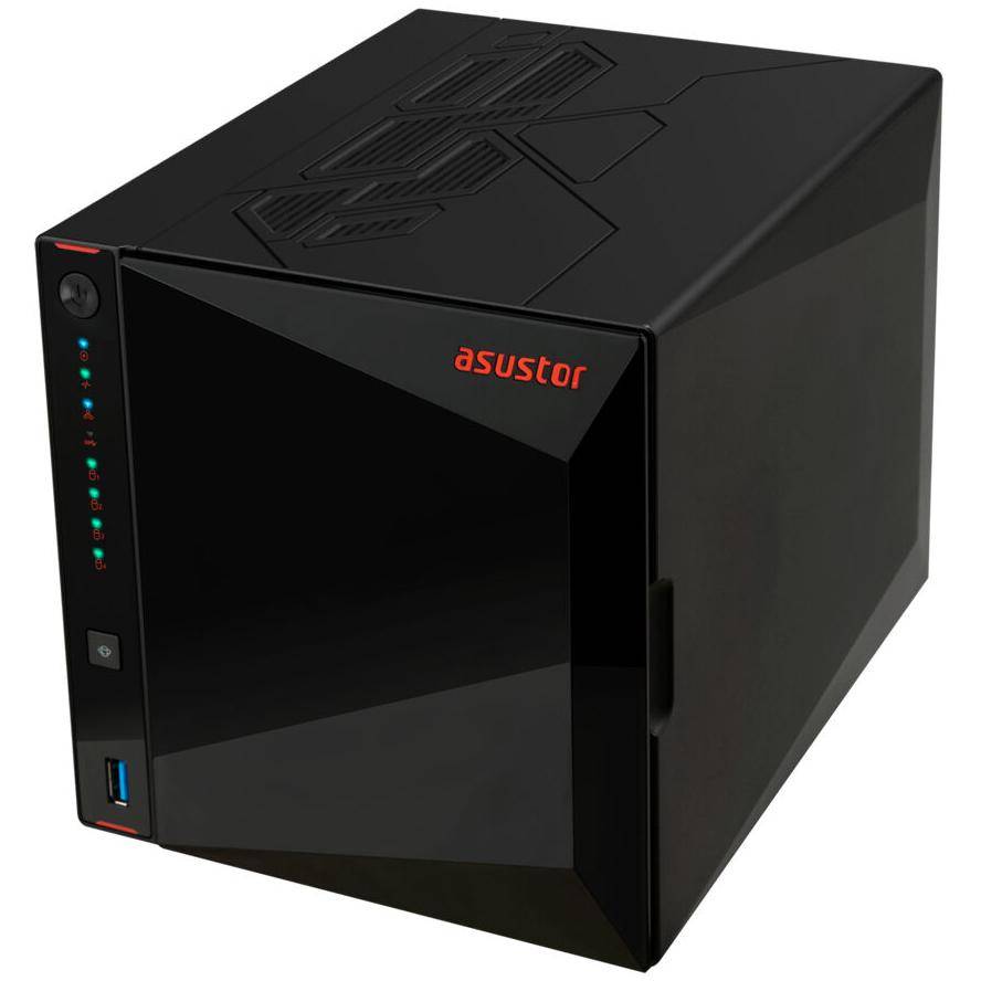 Asustor AS5404T NAS/opslagserver Intel® Celeron® N5105 4 GB DDR4 0 TB ADM Zwart-4