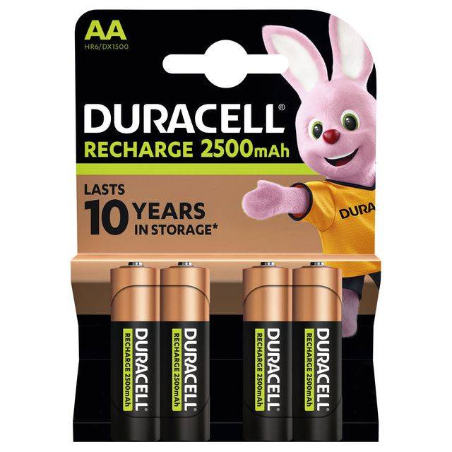 Batterij oplaadbaar Duracell 4xAA 2500mAh Ultra-5