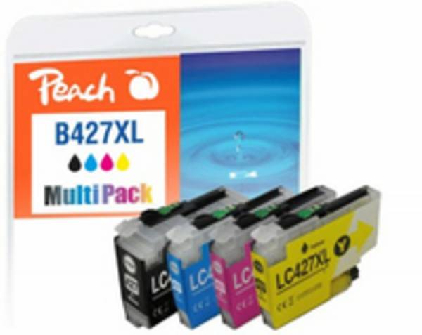 Perzikcartridge Brother LC-427XL MultiPack compatibel