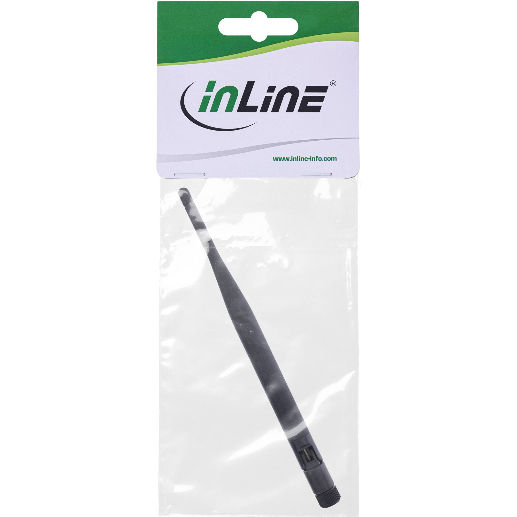 InLine® WLAN antenne, voor AP en router, R-SMA, 5dBi-4