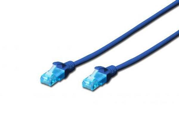 DIGITUS DK-1512-0025/B Patch cord; U/UTP; Cat 5e; RJ45-stekker,aan beide zijden; koord - 1 stuk