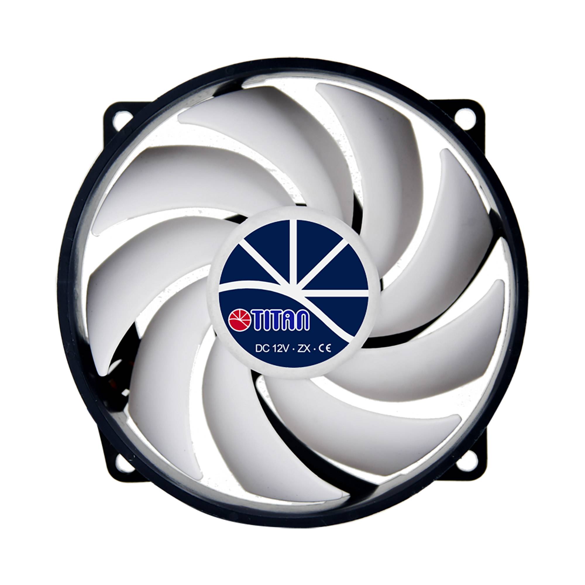 Titan Kukri-series ventilator (case fan) voor in de PC met Z-Axis lager en PWM-functie - 95 x 95 x 25 mm-1