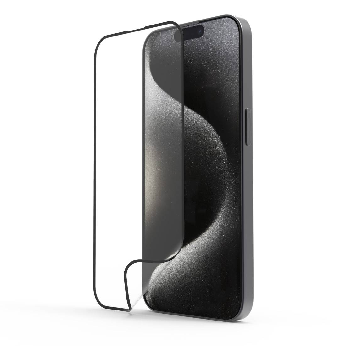 Hama Super Hybrid - Apple - iPhone 15 Pro - Schlagfest - Kratzresistent - Splitterfrei - Schockresistent - Transparent-1