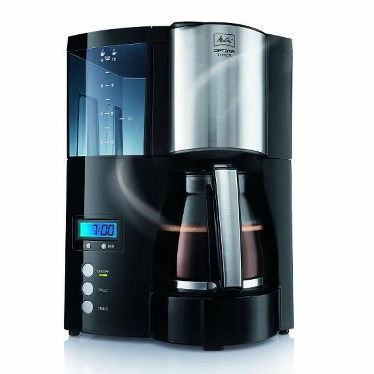 MELITTA 100801 Optima timer programmeerbaar filterkoffiezetapparaat - zwart-1