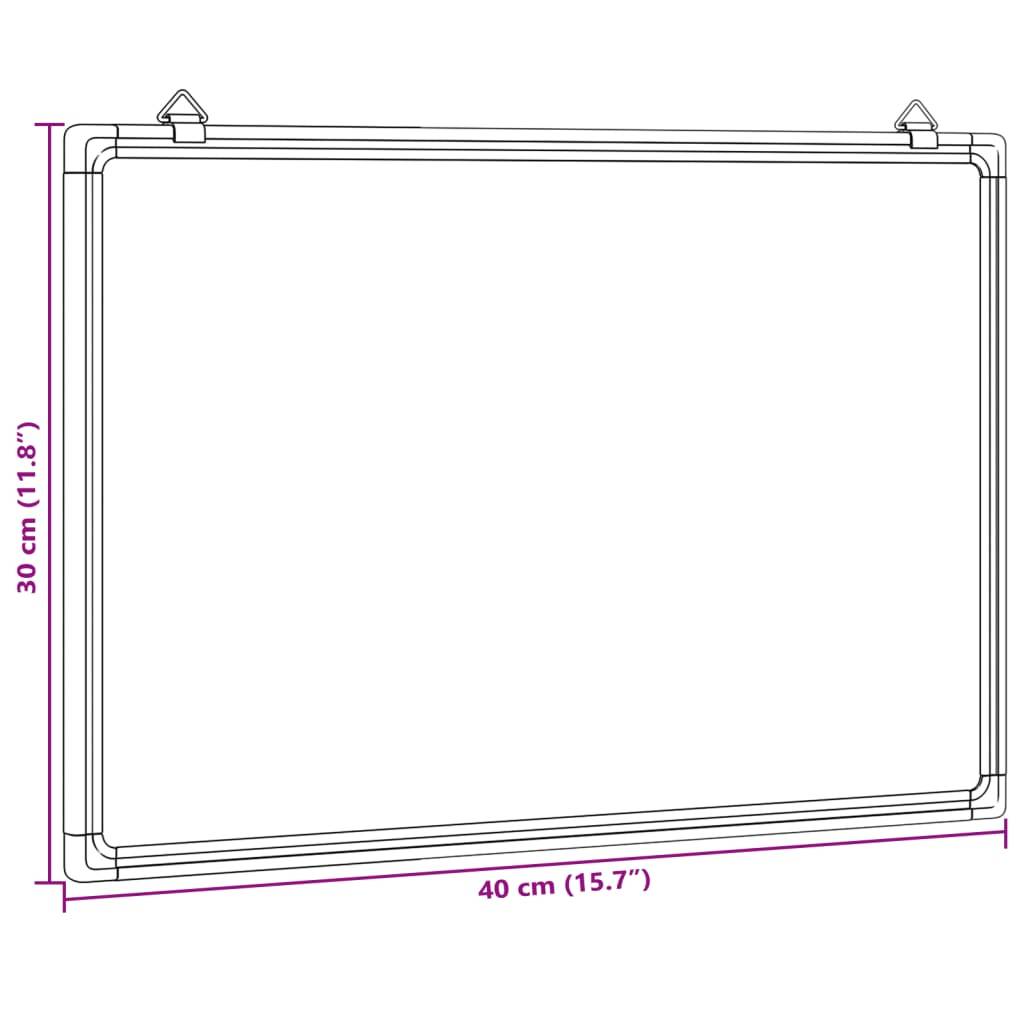 Vidaxl whiteboard magnetisch 40x30x1,7 cm aluminium 87210128524028721012852402-2