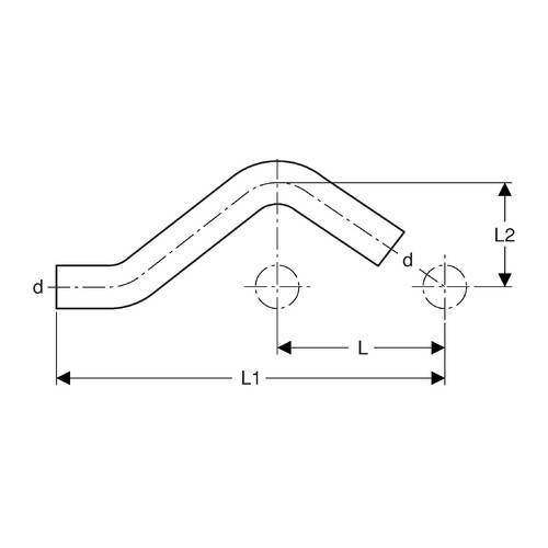 Geberit 20804 sprongbocht verzinkt 2x spie4024723208044-0