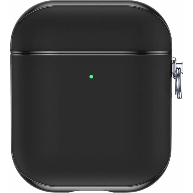 Valenta Leather Snap Case Apple Airpods Gen 1/2 Black-0