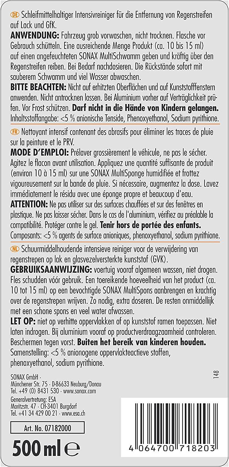 SONAX CARAVAN Regenstreepverwijderaar 500 ml-1