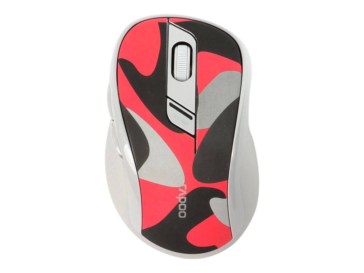 Rapoo M500 Silent - Rot-Camouflage-4