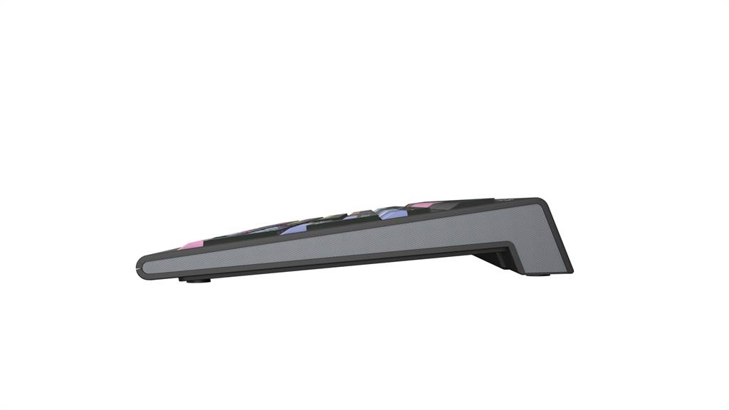 Logickeyboard LKB-FLS-A2PC-DE, Volledig formaat (100 procent), Bedraad, USB, Schaarmechanisme, QWERTZ-3