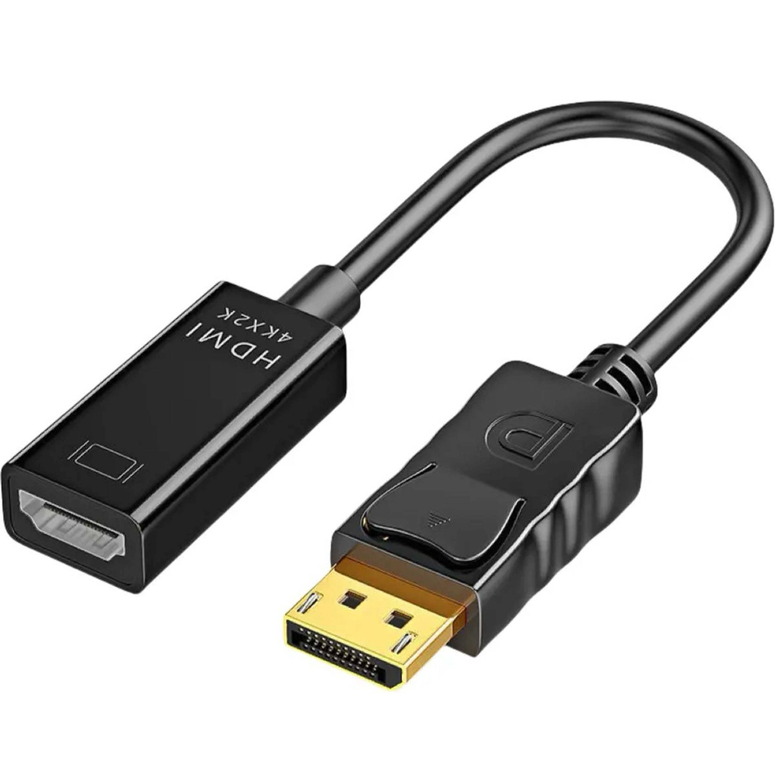 Qost - DisplayPort naar HDMI Adapter - 0.15 Meter - Zwart-0