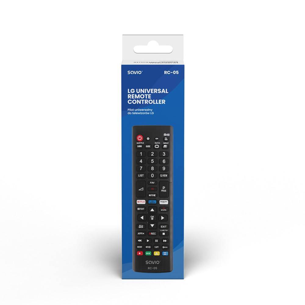 SAVIO universele afstandsbediening/vervanging voor LG tv RC-05 IR draadloos-1