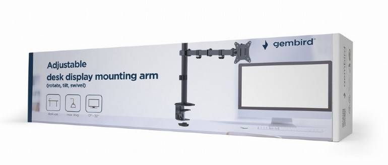 Gembird MA-D1-01 flat panel bureau steun 81,3 cm (32") Zwart-1