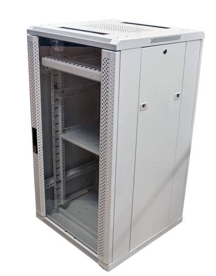 ALLNET 106975 - 22U - Vrijstaande rek - 500 kg - Grijs - Gesloten - Actief-1