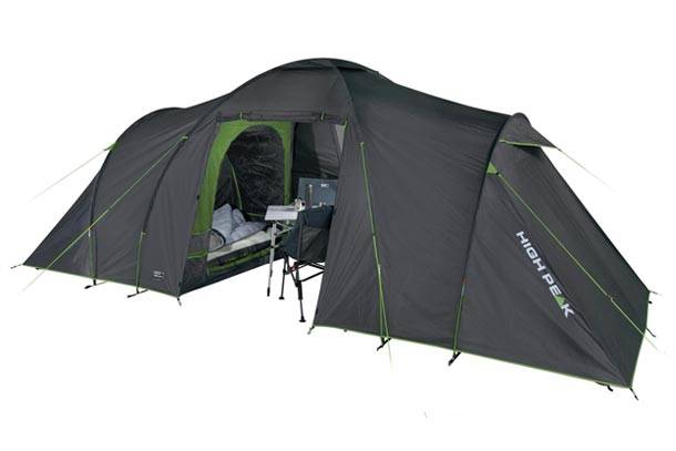High Peak Tent COMO 6.0 Tunnel voor 6 Personen, Waterdicht, Model N0981-2