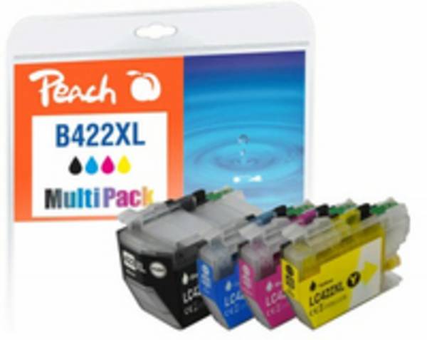 Peach cartridge Brother LC-422XL MultiPack compatibel