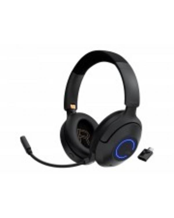 Creative Labs Bluetooth 5.3, 5 microfoons, hybride ANC, omgevingsmodus, USB-C, zwart + BT-L3 Bluetooth LE audiozender