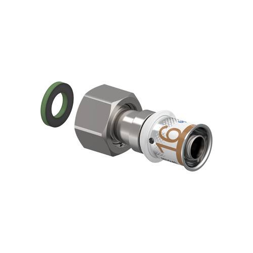 S-Press PLUS schroefkoppeling met wartel binnendraad 16-G1/2"SN