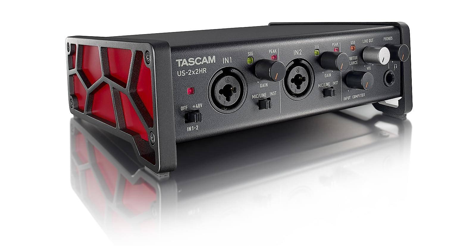 Tascam US-2X2HR audio-interface voor opnames-0
