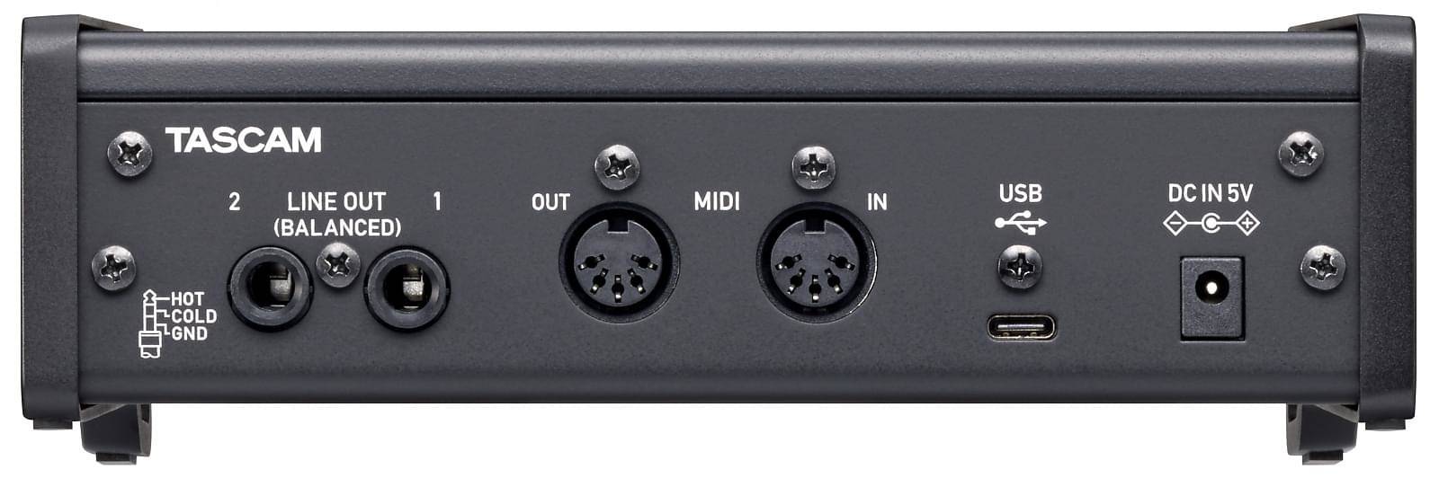 Tascam US-2X2HR audio-interface voor opnames-2