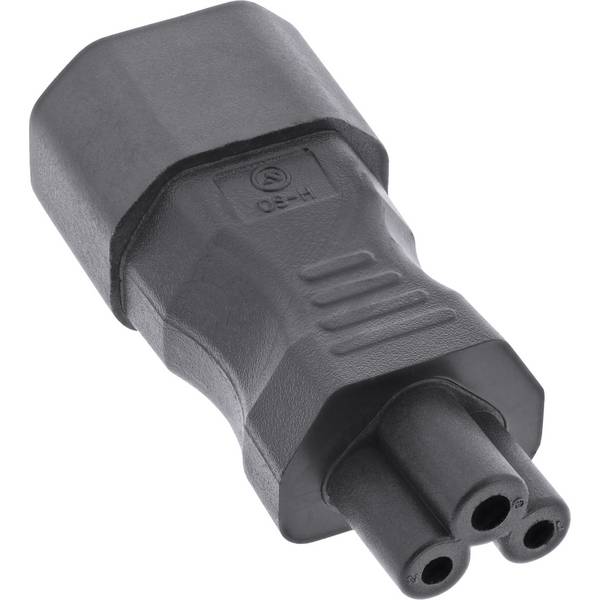 C5 - C14 voeding adapter / zwart