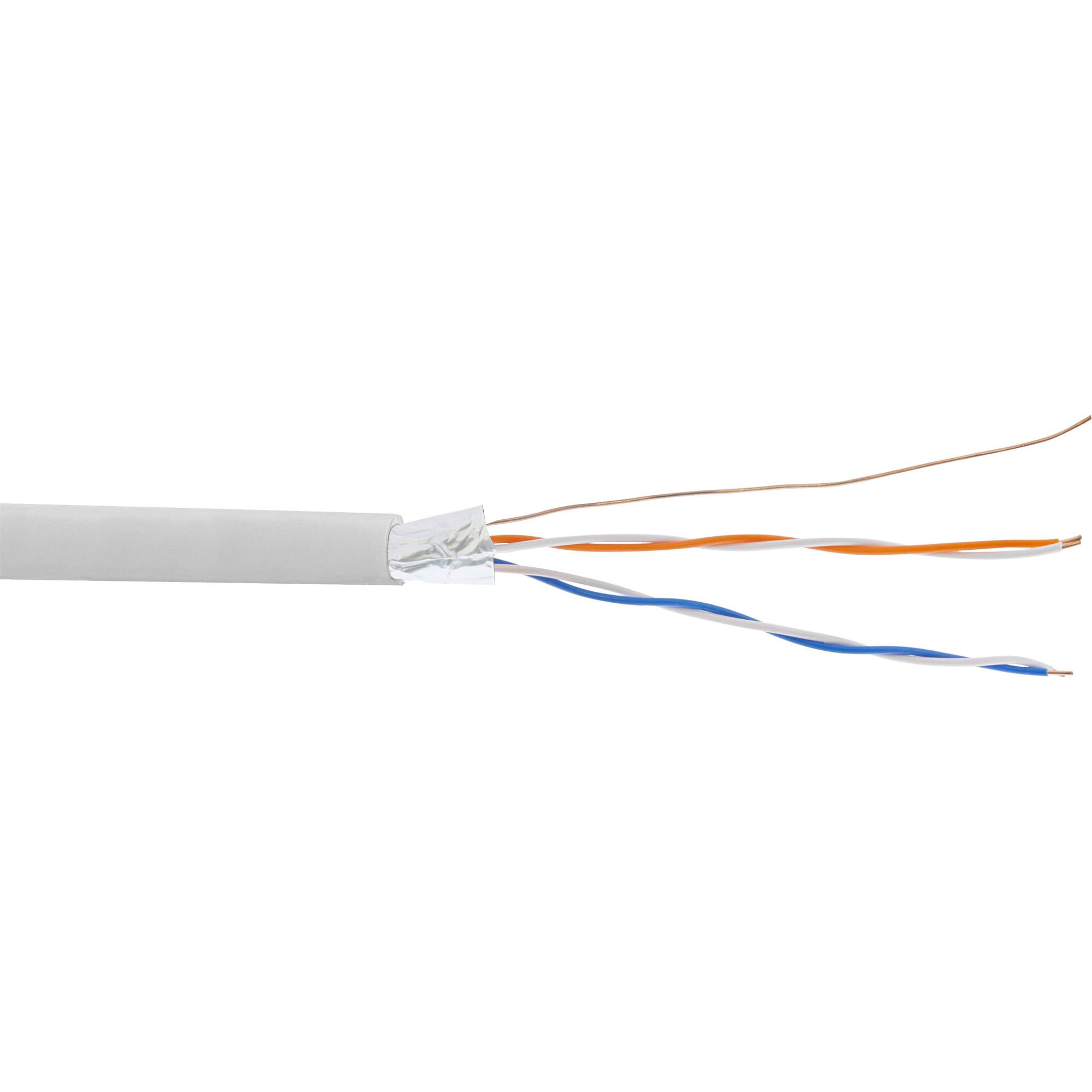 Telefoonkabel 4-aderig - 2x2x0,6mm - om te leggen - 25m ring-0