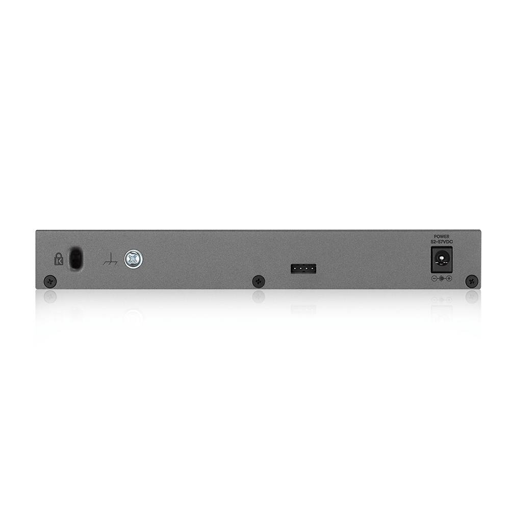 Zyxel Switch 6x GE GS1350-6HP PoE lange afstand 60W 802.3BT-2