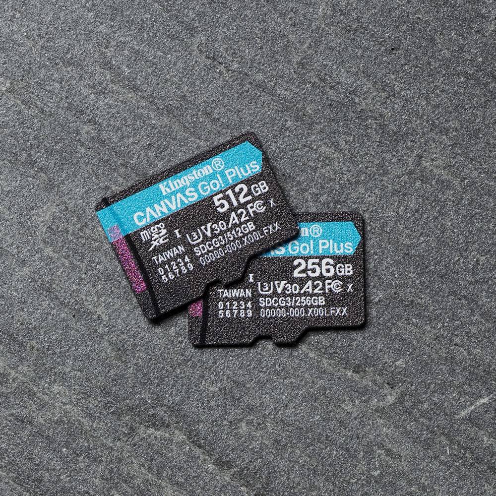 Canvas Go Plus flashgeheugenkaart (microSDXC naar SD-adapter inbegrepen) 512 GB A2 Videoklasse V30 UHS-I-4