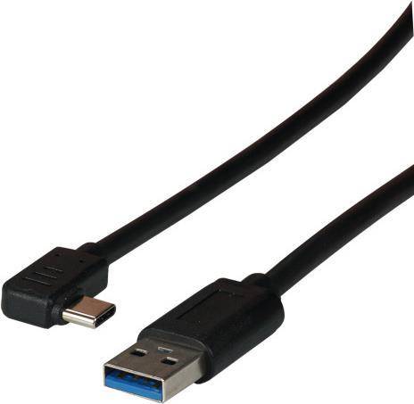 EFB Electronics EFB USBCUSBC5GA3 - USB 3.0-kabel A-stekker naar C-stekker, haaks 3 m-1