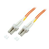 EFB Elektronik O0310.15 Glasvezel Optische vezel Aansluitkabel 15.00 m Oranje [1x LC-stekker - 1x LC-stekker] 50/125 µ M-1