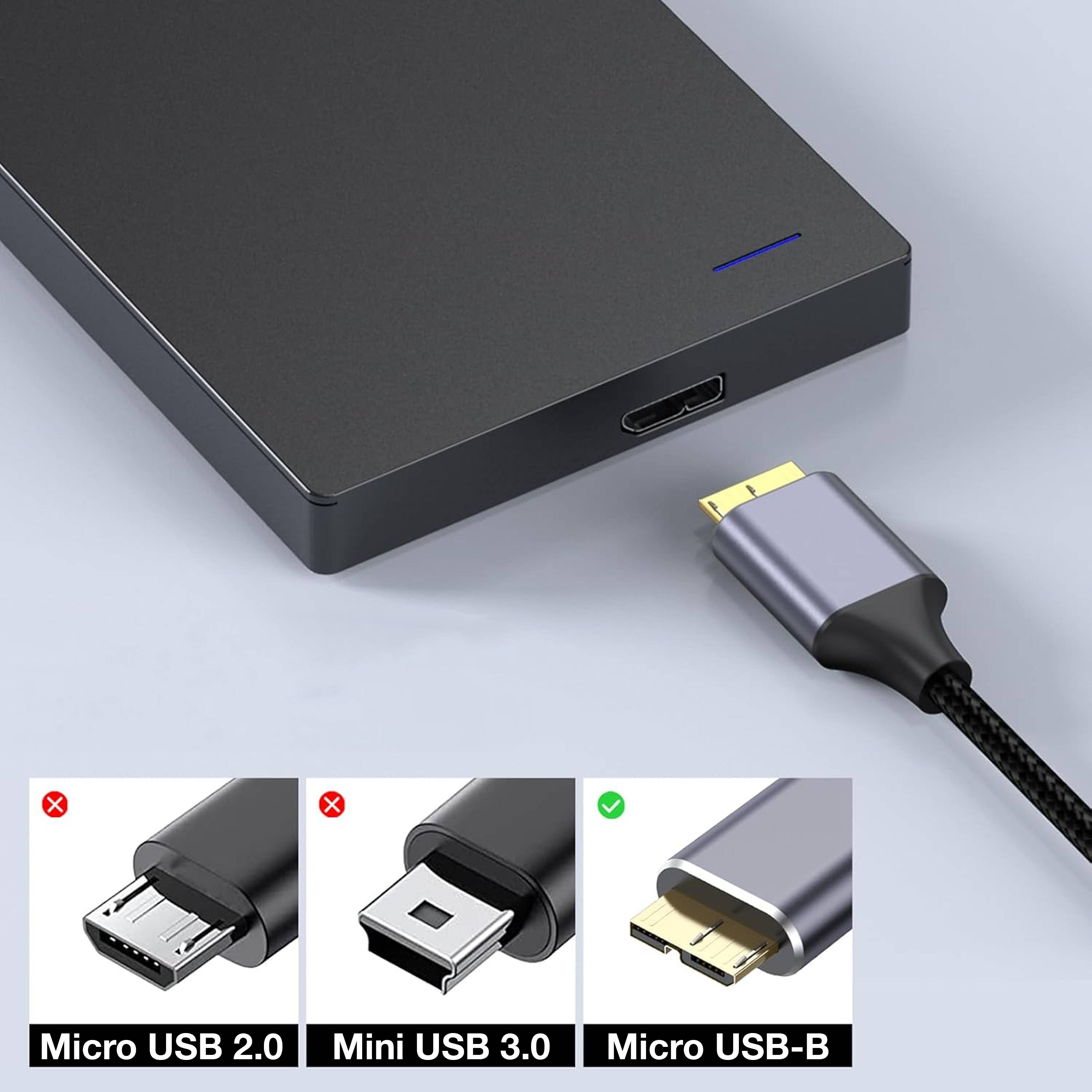 Qost - USB-C naar Micro USB-B Kabel - 1 Meter - Spacegrey-3