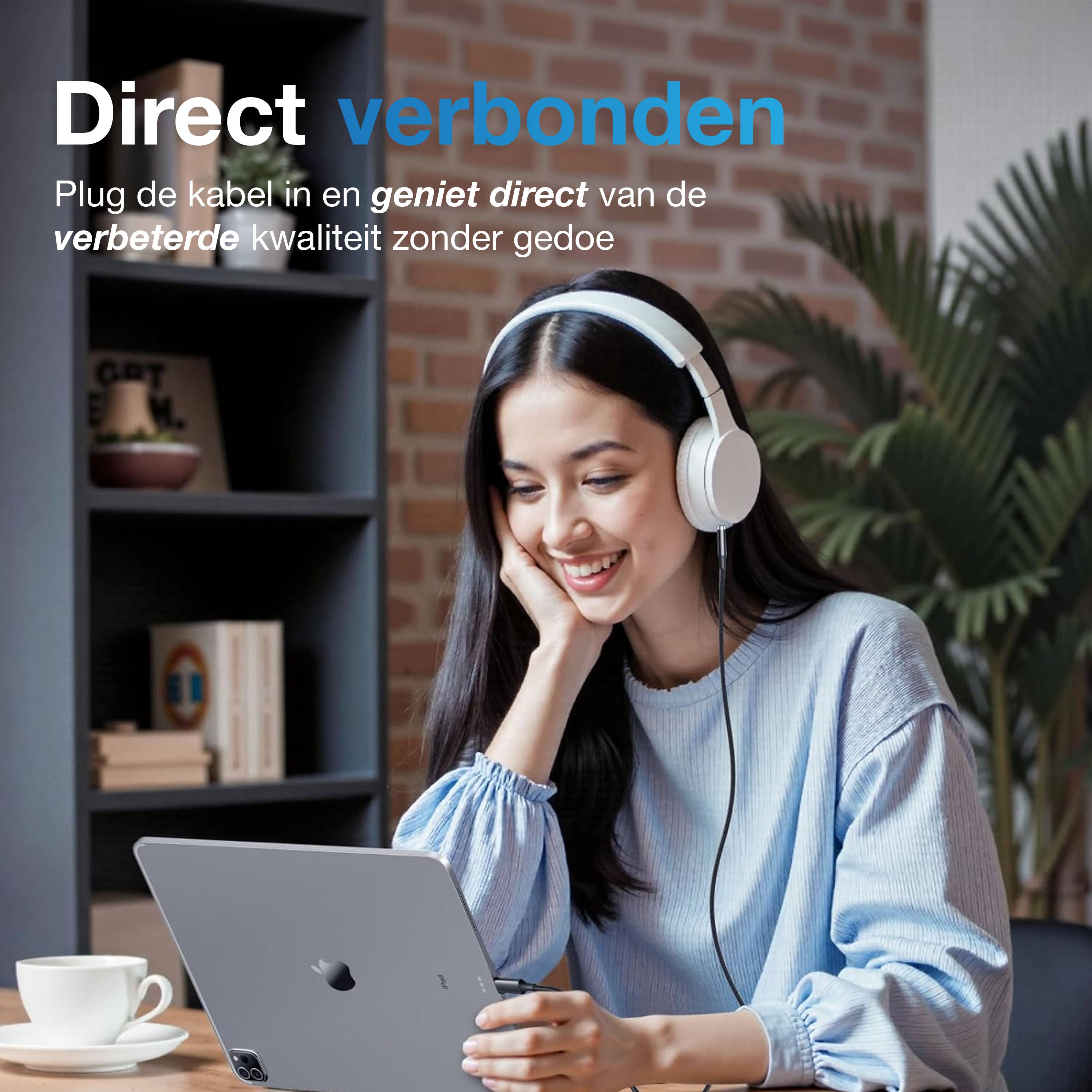 Qost - USB-A naar USB-C Kabel - 2 Meter - Zwart-4