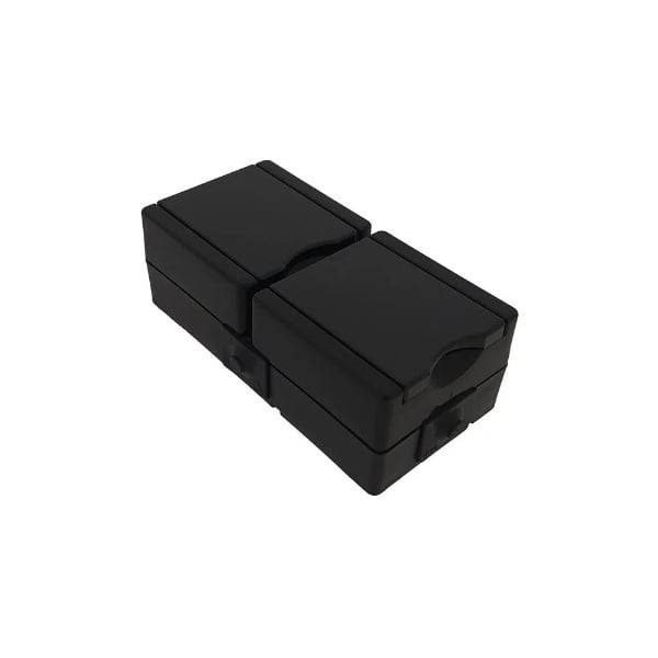 ProAQA voorbedraad WCD IP44 2V RA verticaal zwart-1
