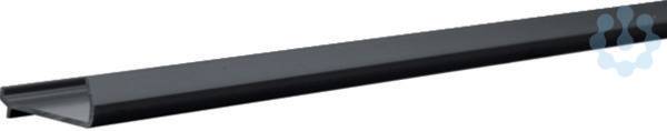 Scheidingsschot pvc, zwart lengte 2mtr pr/mr - 2 meter - zwart-0