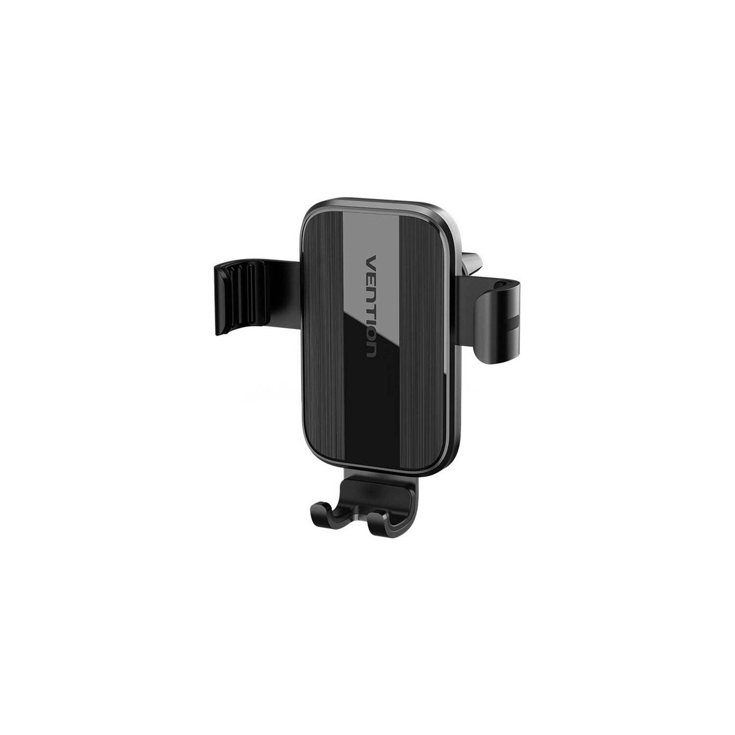 Vention Auto-Clamping Autotelefoonhouder met eendenbekclip, zwart, vierkant, modieus model-0