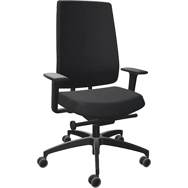 DAUPHIN Indeed Bureaustoel Zwart - Model ID 7046_SLP-1