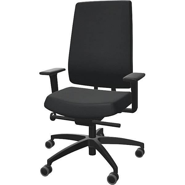DAUPHIN Indeed Bureaustoel Zwart - Model ID 7046_SLP-2