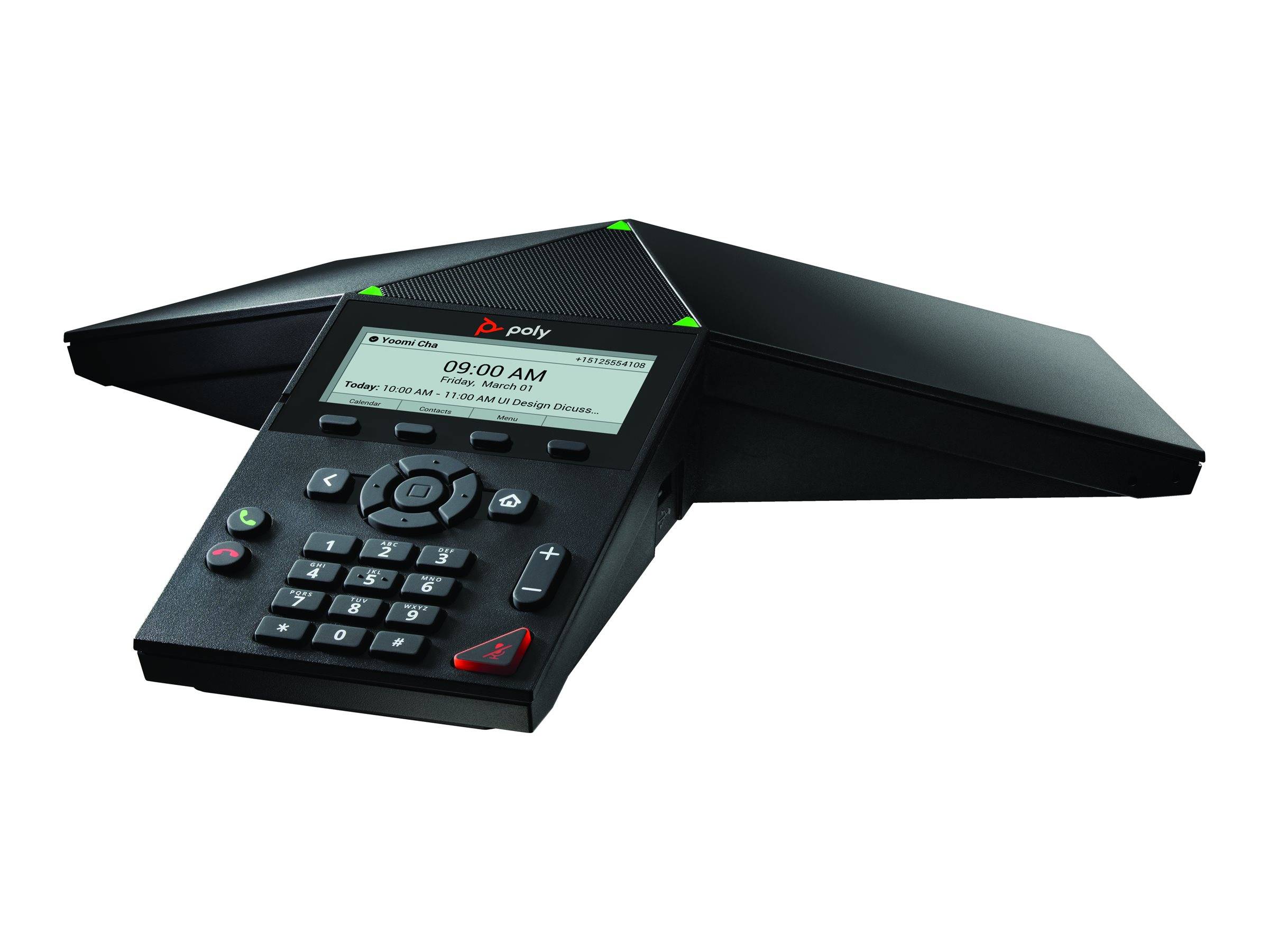 Poly Trio 8300 NR - VoIP-conferentietelefoon - met Bluetooth-interface met nummerweergave en wachtstandfunctie-0