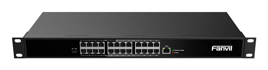 Fanvil PN24 netwerkswitch, onbeheerd, Fast Ethernet (10/100), zwart.-3