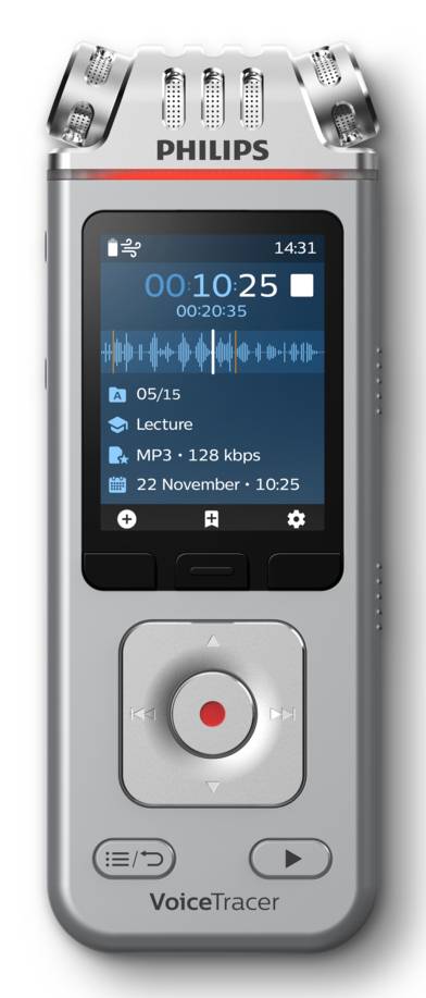 Philips JG.DVT4115 Digitaal dicteerapparaat Chroom, Zilver-0