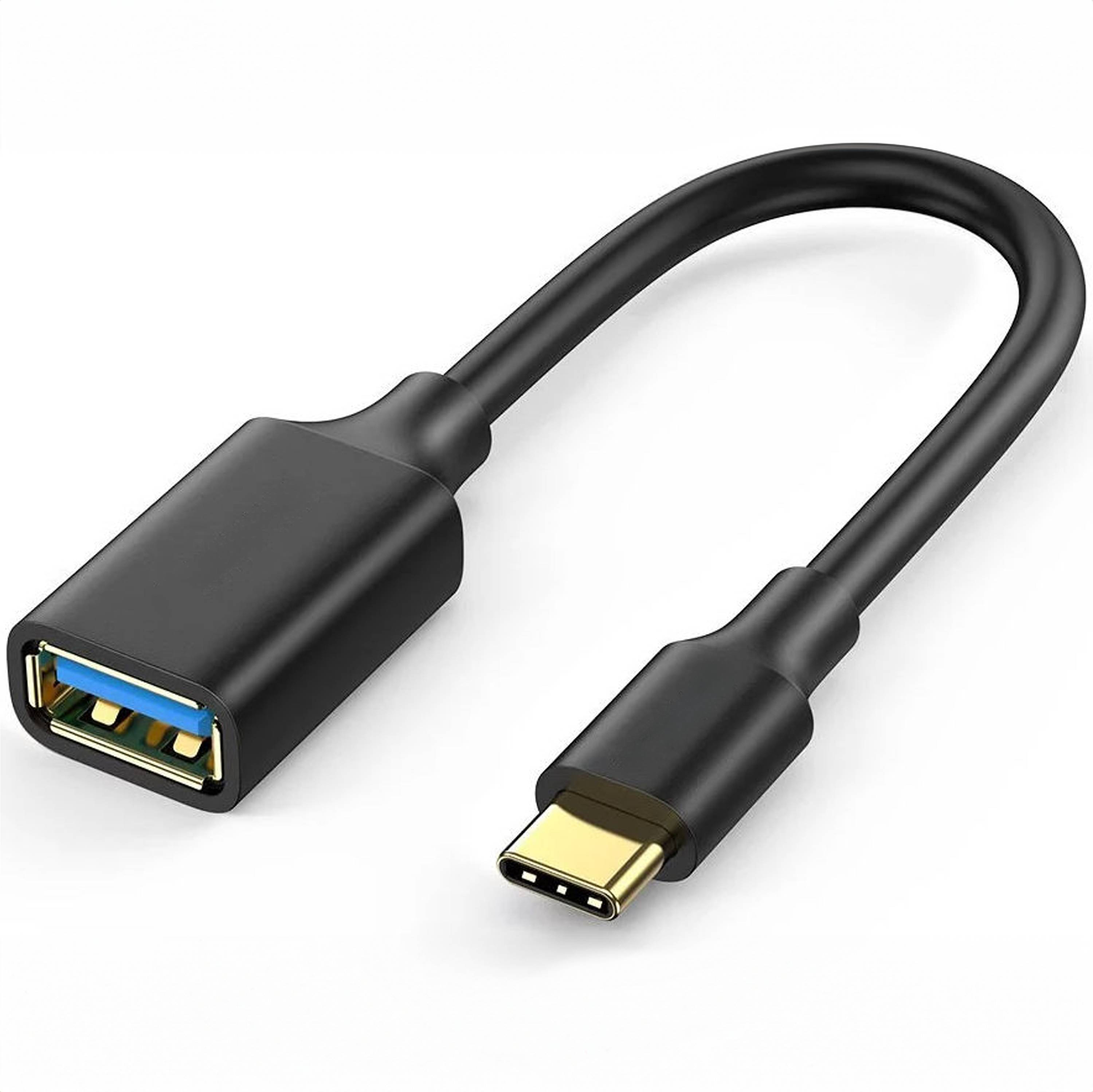 Qost USB-C naar USB-A-adapter - OTG - 10 Gbps - Zwart-0
