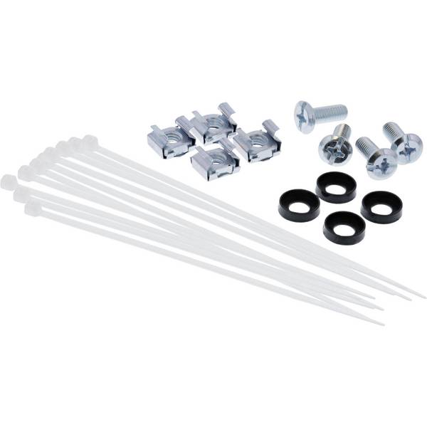 InLine® 10" patchpaneel lege plaat 12x, voor Keystone modules, 1U, RAL9005 zwart