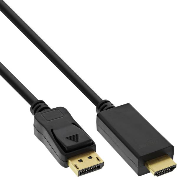 Premium DisplayPort naar HDMI kabel - DP 1.2 / HDMI 2.0 (4K 60Hz) / zwart - 5 meter
