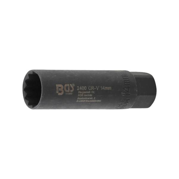 BGS 3/8" Bougiedopsleutel, bougiedop 14 mm extra dunne wand