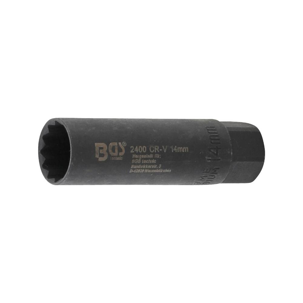 BGS 3/8" Bougiedopsleutel, bougiedop 14 mm extra dunne wand-0