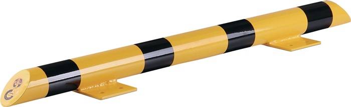 Beschermbalk - Geel & Zwart - 1200 mm x x 3,2 mm- - Gegalvaniseerd staal - 3,2 mm - Voor binnen & buiten-1