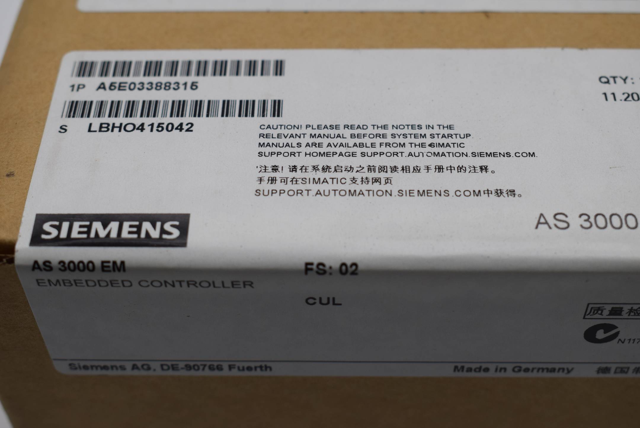 Siemens - A5E03388315-0