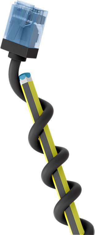 UTP CAT6a slimline netwerkkabel | LSZH | zwart | 0,15 meter-0