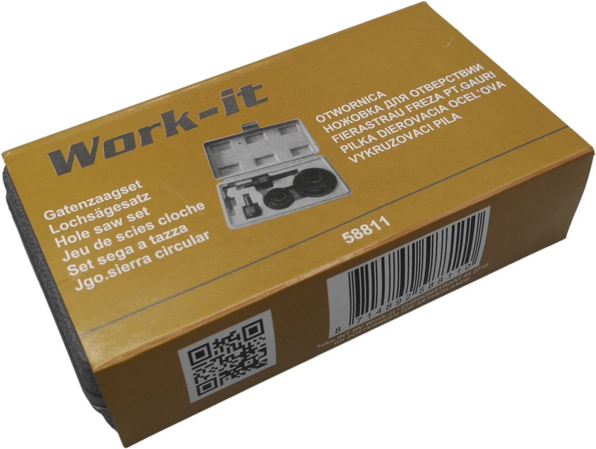 WORK-IT Gatenzaag 11-delig in koffer-1