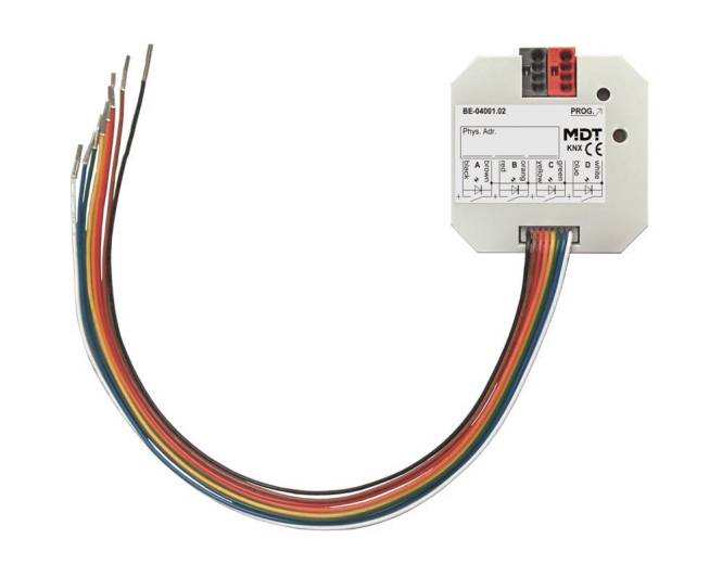 MDT BE-04001.02 4-Kanaals Drukknopinterface (BE-04001.02) 4-fach-0
